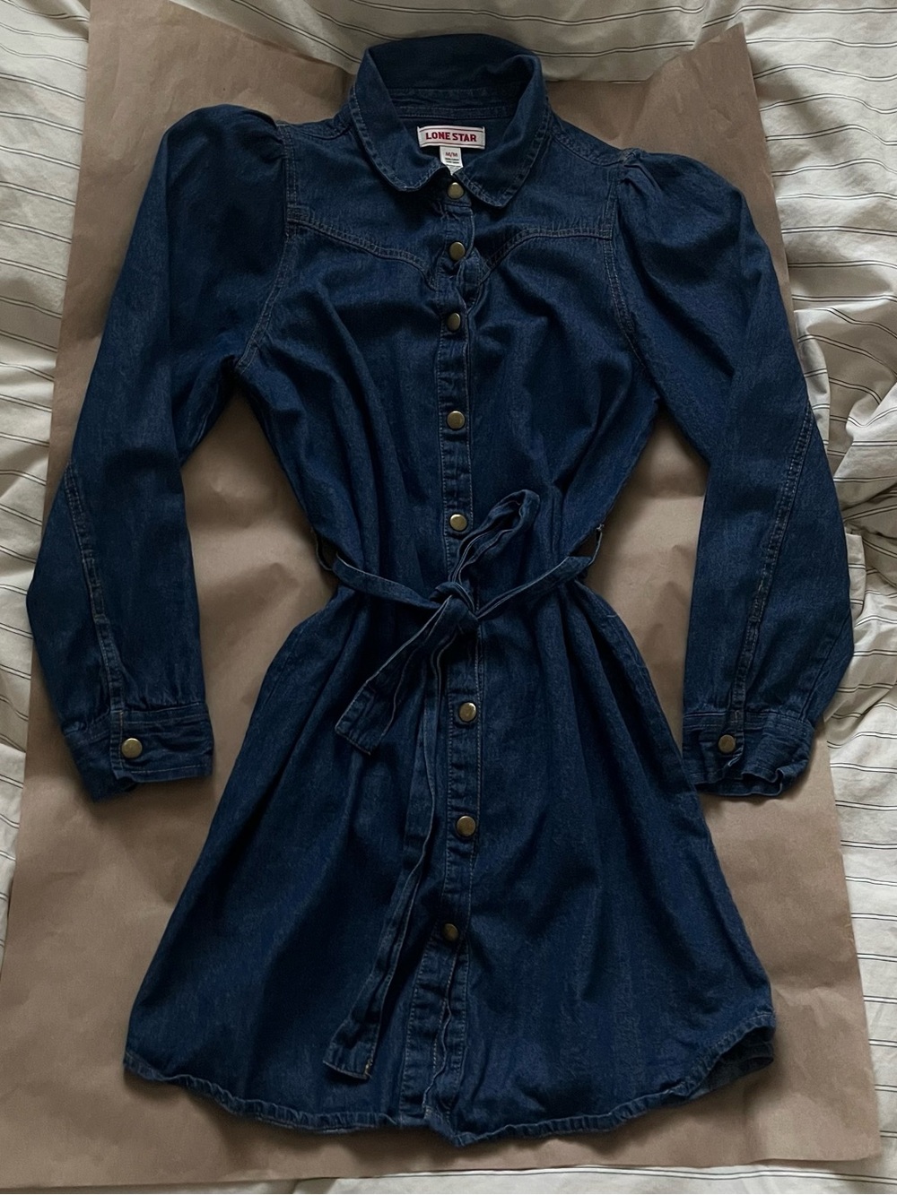 Lone Star Denim Button Dress